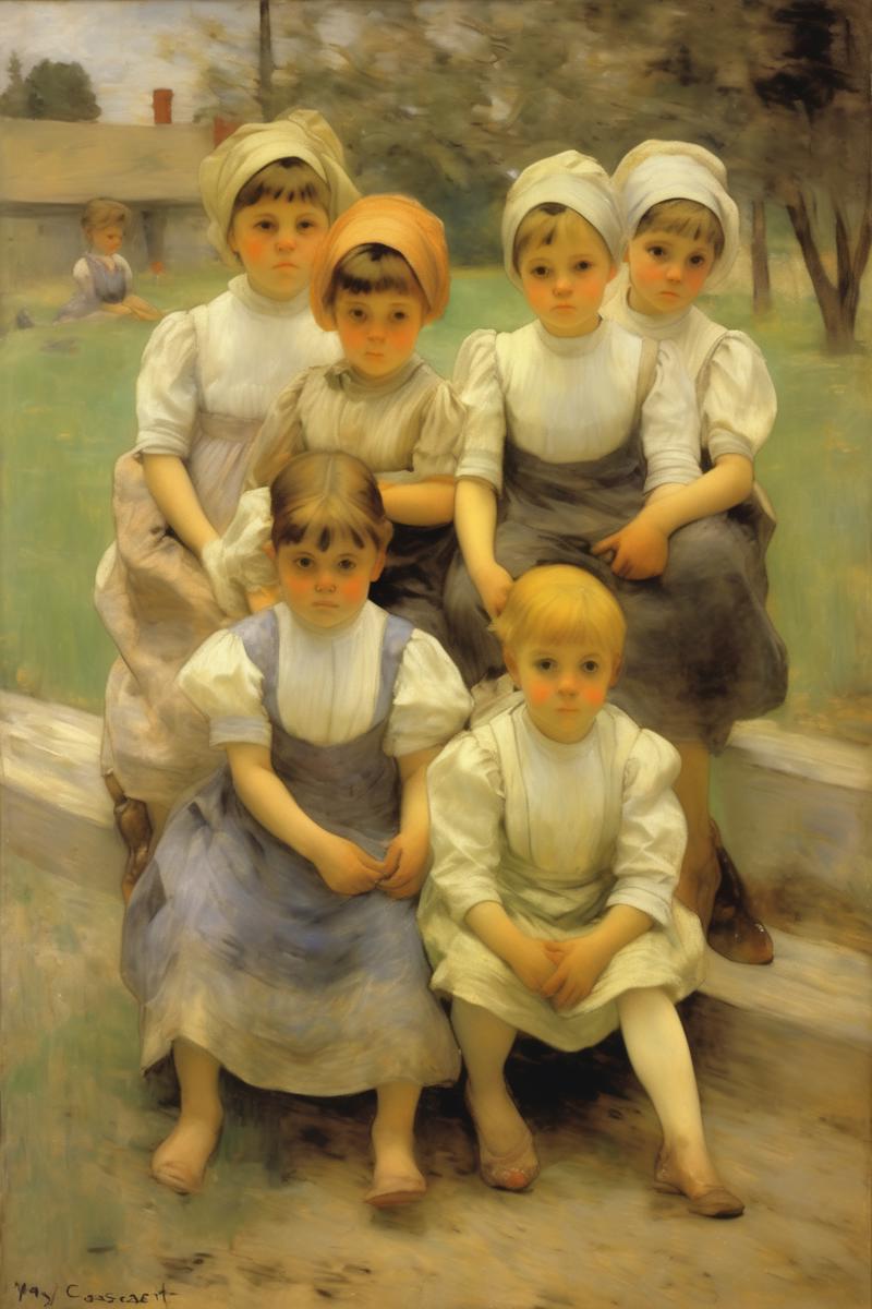 00345-858928542-_lora_Theodore Robinson Style_1_Theodore Robinson Style - mary cassatt,A group of children squatted around something.png